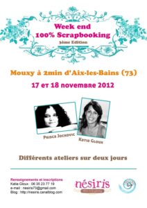 Affiche Week end 17 et 18 novembre 2012