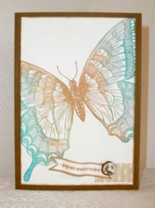 Carte anniversaire - Swallowtail 3