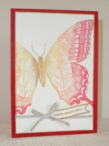 Carte anniversaire - Swallowtail 2