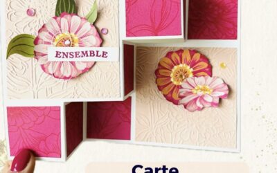 TUTO Flash : Carte escalier avec les papiers Zinnia