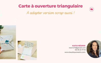 Carte originale à ouverture triangulaire + mini-album offert